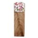 2 Pieces Pink Flower Square Ceramic Wooden Door Stopper